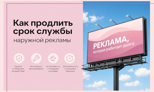 Как продлить срок службы наружной рекламы в  Севастополе