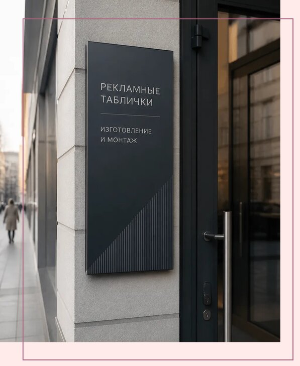 Рекламные таблички в Севастополе по цене от 4644 р. | Аванза-Сев