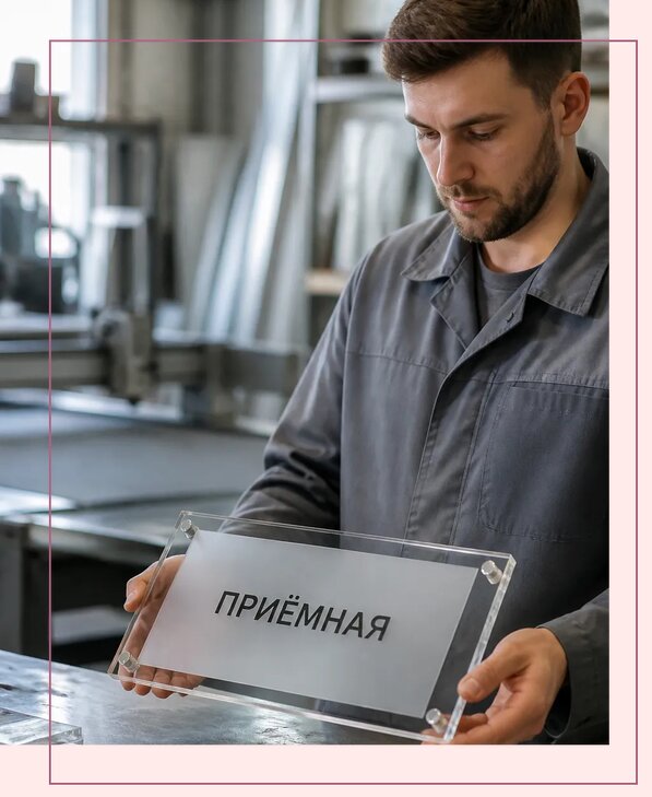 Таблички из оргстекла на заказ в Севастополе от 4025 р. | Аванза-Сев